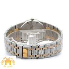 Load image into Gallery viewer, 33mm Iced out Audemars Piguet (AP) Watch with Two-Tone: gold and stainless steel Bracelet (Model: 4092)