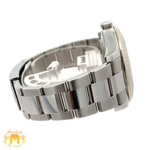 Load image into Gallery viewer, 41mm Rolex Watch with Stainless Steal Oyster Bracelet (fluted bezel, blue dial)