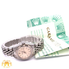 Load image into Gallery viewer, Factory 24mm Ladies` Rolex Watch with Stainless Steel Jubilee Bracelet (Rolex papers)