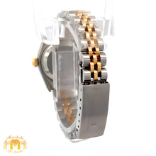 Load image into Gallery viewer, Full factory 26mm Ladies`Rolex Watch with Two-Tone Jubilee Bracelet (diamond dial, fluted bezel)