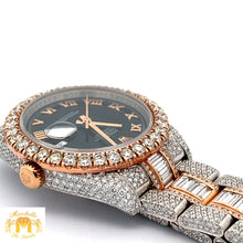 Load image into Gallery viewer, 36mm Iced out Rolex Datejust Watch with Two-Tone Oyster Bracelet