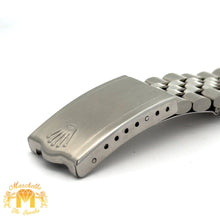 Load image into Gallery viewer, 34mm Rolex Diamond Watch with Stainless Steel Jubilee Bracelet (custom diamond bezel, custom diamond white dial)