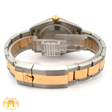 Load image into Gallery viewer, 36mm Rolex Watch with Two-tone Oyster Bracelet (smooth bezel, black dial)