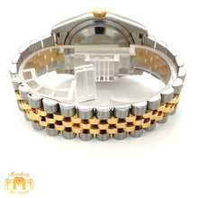 Load image into Gallery viewer, Full factory 36 mm Diamond Rolex watch with Two-tone Jubilee Band