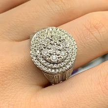 Load image into Gallery viewer, 5 piece deal: Full Factory 42mm AUDEMARS PIGUET (AP) "Panda" Watch + White Gold and Diamond Twin Square Bracelet + 14k White Gold and Diamond Ring + White Gold and Diamond Flower Earrings Set + Gift