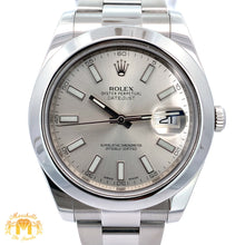 Load image into Gallery viewer, 41mm Rolex Watch with Stainless Steel Oyster Bracelet
