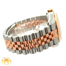 Load image into Gallery viewer, Full factory 36mm Rolex Watch with Two-Tone Jubilee Bracelet (Mother of pearl (MOP) dial with Roman numerals)