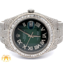 Load image into Gallery viewer, Iced out 41mm Rolex Diamond Watch with Oyster Bracelet