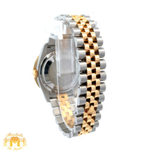 Load image into Gallery viewer, 36mm Rolex Datejust Watch with Two-Tone Jubilee Bracelet (extra large custom diamond bezel)