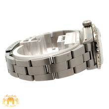 Load image into Gallery viewer, 26mm Ladies`Rolex Watch with Stainless Steel Oyster Bracelet (diamond bezel, blue dial)