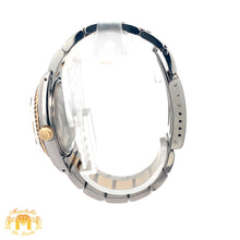 Load image into Gallery viewer, 34mm Rolex Watch with Two-Tone Oyster Bracelet (fluted bezel, champagne dial)