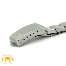 Load image into Gallery viewer, 26mm Rolex Diamond Watch with Stainless Steel Oyster Bracelet (custom diamond dial, custom diamond bezel)