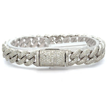 Load image into Gallery viewer, 7.51ct diamonds Gold Cuban Bracelet (choose your color) (BLACK FRIDAY SPECIAL)