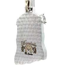 Load image into Gallery viewer, 14k white gold and diamond Jesus Head Pendant