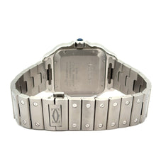 Load image into Gallery viewer, Reference #WSSA0048 Full factory 40mm Cartier Stainless Steel Watch with card + White gold and diamond Cross and Clover Bracelet