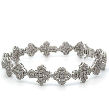 Load image into Gallery viewer, Reference #WSSA0048 Full factory 40mm Cartier Stainless Steel Watch with card + White gold and diamond Cross and Clover Bracelet