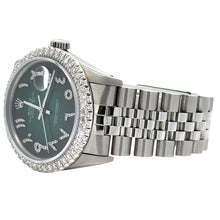 Load image into Gallery viewer, 36mm Rolex Watch with Stainless Steel Jubilee Band + 14k white gold and diamond Bracelet (Father`s Day Special)