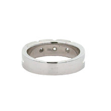 Load image into Gallery viewer, 14k white gold and diamond Men`s Band