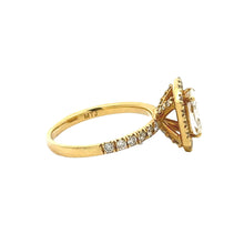 Load image into Gallery viewer, 18k yellow gold and diamond Engagement Ring