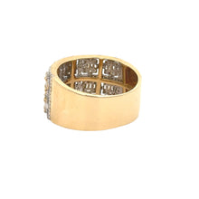 Load image into Gallery viewer, 14k yellow gold and diamond Cross Pendant + Ring + Yellow Gold and Diamond Earrings + 14k Yellow Gold chain (Father`s Day Special)