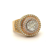 Load image into Gallery viewer, 4 piece deal: 14k tri-color Cuban Bracelet+ Cake Ring + Earrings + Gift (BLACK FRIDAY SPECIAL)