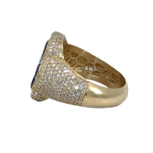 Load image into Gallery viewer, Gold and Diamond RIng with Diamonds and Multi-Colored Stones