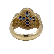 Load image into Gallery viewer, Gold and Diamond RIng with Diamonds and Multi-Colored Stones