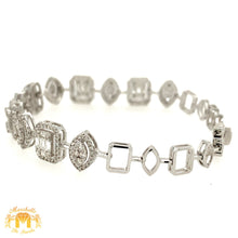 Load image into Gallery viewer, 14k White Gold Ladies' Diamond Bracelet