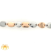 Load image into Gallery viewer, 4.74ct Diamond 14k Gold 7.6mm Fancy Ladies' Link Bracelet