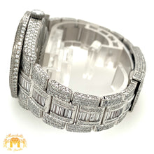 Load image into Gallery viewer, 41mm Rolex Datejust Diamond Watch with Stainless Steel Oyster Band (fully iced out, jumbo baguette diamonds))