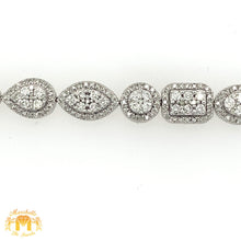 Load image into Gallery viewer, 4.74ct Diamond 14k Gold 7.6mm Fancy Ladies' Link Bracelet
