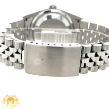 Load image into Gallery viewer, 36mm Rolex Datejust Watch with Stainless Steel Jubilee Bracelet (quick-set, silver dial with Roman numerals)