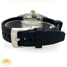 Load image into Gallery viewer, 36mm Rolex Datejust Watch with Black Rubber Band (quick set)