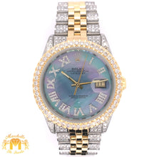 Load image into Gallery viewer, Model: 16030 36mm Rolex Datejust Two-Tone Jubilee Band + White Gold & Diamond Square Shape Bangle + Diamond and Gold Earrings Set+ Gift from Marchello the Jeweler (choose your color)