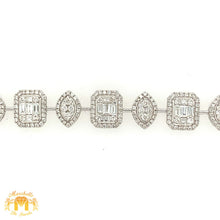 Load image into Gallery viewer, 14k White Gold Ladies' Diamond Bracelet