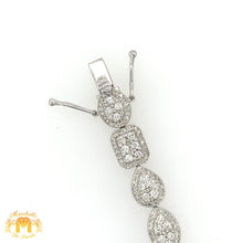 Load image into Gallery viewer, 4.74ct Diamond 14k Gold 7.6mm Fancy Ladies' Link Bracelet