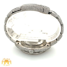 Load image into Gallery viewer, 41mm Rolex Datejust Diamond Watch with Stainless Steel Oyster Band (fully iced out, jumbo baguette diamonds))