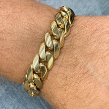 Load image into Gallery viewer, 14mm 14k Yellow Gold Solid Miami Cuban Bracelet (VIP)