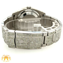 Load image into Gallery viewer, 36mm Rolex Datejust Diamond Watch with Stainless Steel Oyster Band (quick set, iced out)