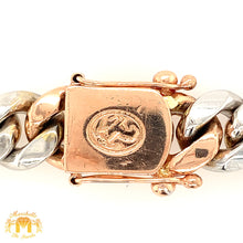 Load image into Gallery viewer, 14mm 14k Two-tone Solid Gold Miami Cuban Link Chain