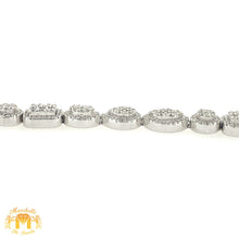 Load image into Gallery viewer, 4.74ct Diamond 14k Gold 7.6mm Fancy Ladies' Link Bracelet