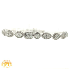 Load image into Gallery viewer, 4.74ct Diamond 14k Gold 7.6mm Fancy Ladies' Link Bracelet