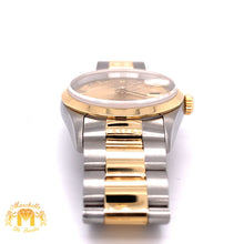 Load image into Gallery viewer, Rolex Datejust Watch with Two-tone Oyster Bracelet (36 mm, roman numerals dial)