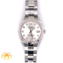Load image into Gallery viewer, 31mm Ladies’ Rolex Datejust Watch with Stainless Steel Oyster Bracelet (factory diamond dial & bezel)