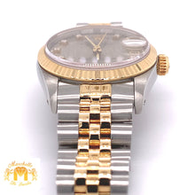 Load image into Gallery viewer, Rolex Datejust Watch with Two-tone Jubilee Bracelet (31 mm, factory diamond dial)
