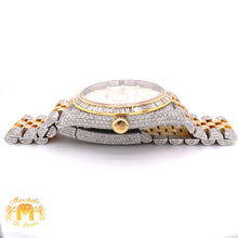 Load image into Gallery viewer, Iced Out Diamond Rolex Datejust Diamond 2 Watch with Two-tone Jubilee Bracelet (41 mm, baguette bezel)