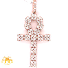 Load image into Gallery viewer, 7ct Diamond and 14k Gold XXL Ankh Pendant