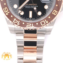 Load image into Gallery viewer, Rolex GMT Master 2 'Root Beer' Watch with Two-tone Oyster Bracelet (40 mm, papers)