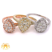 Load image into Gallery viewer, 14k Gold Ladies' Pear-shaped Diamond Ring