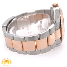 Load image into Gallery viewer, 41mm Rolex Datejust 2 Watch with Two-tone Rose Gold Oyster Bracelet (2021, papers, smooth bezel)